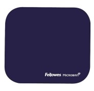 Fellowes Alfombrilla para Raton con Microban - Proteccion Antibacteriana - Base de Goma - 23.2x19.9cm - Color Azul