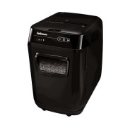 Fellowes AutoMax 200M Destructora de Papel Automatica Microcorte P-5 - Autoalimentacion 200 Hojas, Manual 10 Hojas - Capacidad de la Papelera 32L - Color Negro