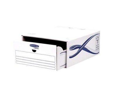 Fellowes Bankers Box Basic Pack de 5 Cajones Archivadores - Carton Reciclado Certificacion FSC