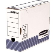 Fellowes Bankers Box Caja de Archivo Definitivo 100mm A4 - Montaje Automatico Fastfold - Carton Reciclado Certificacion FSC