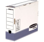 Fellowes Bankers Box Caja de Archivo Definitivo 80mm A4 - Montaje Automatico Fastfold - Carton Reciclado Certificacion FSC