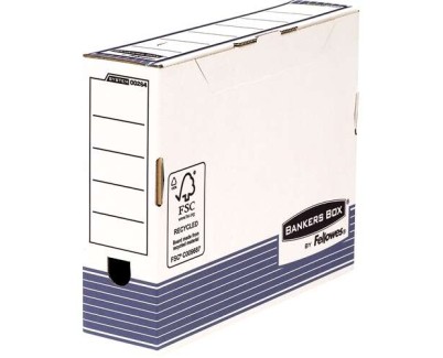 Fellowes Bankers Box Caja de Archivo Definitivo 80mm A4 - Montaje Automatico Fastfold - Carton Reciclado Certificacion FSC