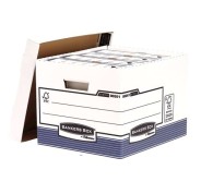 Fellowes Bankers Box Contenedor de Archivos - Montaje Automatico Fastfold - Carton Reciclado Certificacion FSC