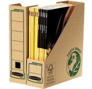 Fellowes Bankers Box Earth Revistero A4 - Carton Reciclado Certificacion FSC - Color Marron