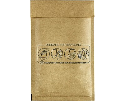 Fellowes Bankers Box Pack de 100 Bolsas de Burbujas Acolchada - Medida 120x210mm - Burbujas Internas para Amortiguacion - Ideal para Productos Fragiles - Tira Autoadhesiva para Cierre - Dimensiones Internas 12x21cm