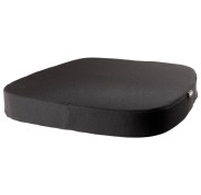 Fellowes Breyta Cojin de Asiento - Espuma con Contenido Reciclado - Asa Incorporada - Funda de Tejido de Poliester 100% Reciclado - Certificado por FIRA - Color Negro