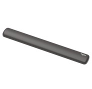 Fellowes Breyta Reposamuñecas para Teclado - Proteccion Antibacteriana Microban - Revestimiento Antipolvo - Tacto Suave - Soporte Ergonomico - Alivio del Dolor - 47x6x1.75cm - Color Negro