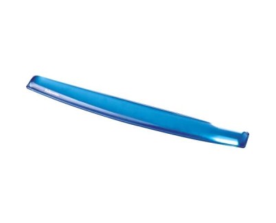 Fellowes Crystal Reposamu&ntilde;ecas para Teclado de Gel - Resistente a las Manchas - Base Antideslizante - Color Azul