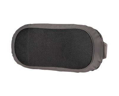 Fellowes I-Spire Series Cojin Lumbar - Correa Ajustable - Fabricado en Suave Espuma - Color Negro/Gris