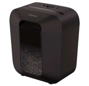Fellowes LX25M Destructora de Papel Manual Minicorte P-4 - Destruye hasta 6 Hojas - Capacidad de la Papelera 11.5L - Color Negro