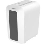 Fellowes LX65 Destructora de Papel Manual Corte en Particulas P-4 - Destruye hasta 10 Hojas - Papelera de 22L - Color Blanco