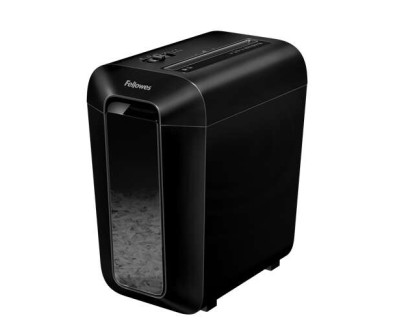 Fellowes LX65 Destructora de Papel Manual Corte en Particulas P-4 - Destruye hasta 10 Hojas - Papelera de 22L - Color Negro