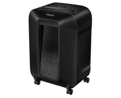 Fellowes LX85 Destructora de Papel Manual Corte en Particulas P-4 - Destruye hasta 12 Hojas - Papelera de 19L - Color Negro
