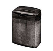 Fellowes M-7CM Destructora de Papel Manual Corte en Particulas P-4 - Destruye hasta 7 Hojas - Papelera de 13L - Color Negro