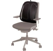 Fellowes Mesh Office Suites Cojin Lumbar - Material de Malla - Ajustable a Cualquier Silla - Color Negro