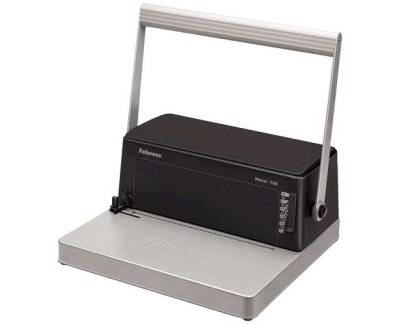 Fellowes Metal 100 Encuadernadora Manual A4 de Espiral Metalico - Perfora hasta 20 Hojas - Encuaderna hasta 450 Hojas