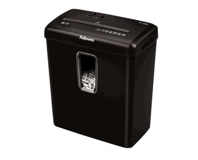 Fellowes P-30C Destructora de Papel Manual Corte en Particulas P-4 - Destruye hasta 6 Hojas a la Vez - Capacidad de la Papelera 15L - Color Negro