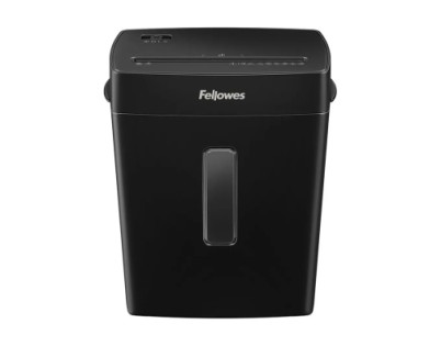Fellowes P-42C Destructora de Papel Manual Corte en Particulas P-4 - Destruye hasta 8 Hojas - Capacidad de la Papelera 15L - Color Negro
