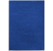 Fellowes Pack de 100 Portadas de Carton Simil Piel Delta Cuero A4 - 250 gr - Color Azul