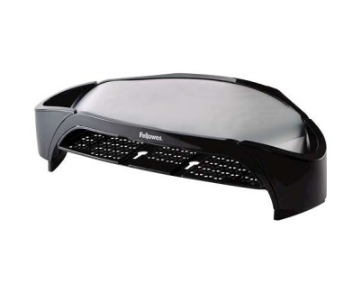 Fellowes Smart Suites Soporte para Monitor - 3 Alturas Ajustables - Incluye Bandeja Portadocumentos - Peso Max 10kg