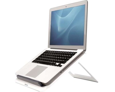 Fellowes Spire Series Soporte Elevador para Portatil - Ajustable en 7 Angulos - Tope Frontal - Plegable - Hasta 17 Pulgadas y 4kg