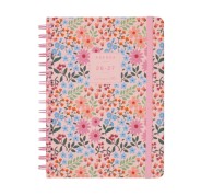 Finocam Moniquilla Agenda Escolar 26/27 - Semana Vista Horizontal - Formato E10 - 155x212mm - Tapa Dura - Papel de 80g/m2 - Espiral Metalica - Multicolor