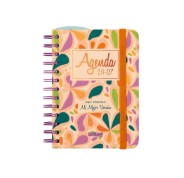 Finocam Talkual Agenda Escolar 26/27 - Semana Vista Horizontal - Formato 8º - 120x169mm - Tapa Dura - Papel de 100g/m2 - Espiral Metalica - Multicolor