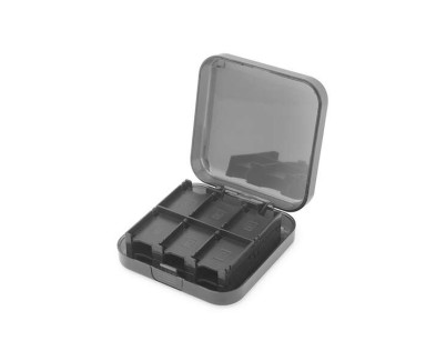 FR-TEC Caja de Transporte para Juegos de Switch - Proteccion y Almacenamiento para 24 Cartuchos y 2 Tarjetas Microsd - Personalizable y Ordenado - Color Negro