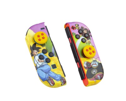 FR-TEC Combo Pack Carcasa Dura Protectora para Joycon + Grips para Mejorar Agarre de Dedos Dragon Ball Super - Color Varios