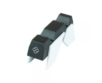 FR-TEC Dual Charging Station II para PS5 - Carga Simultanea de 2 Mandos - Cable Incluido - Color Blanco/Negro