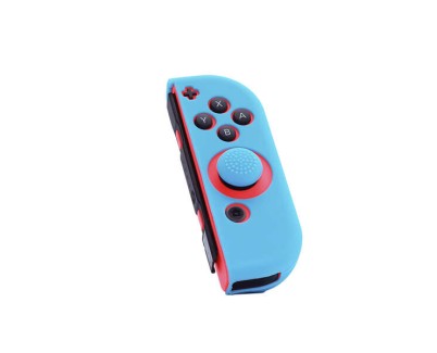 FR-TEC Funda Protectora Silicona Joycon Skin + Grip Derecho - Grip para Mayor Agarre - Proteccion contra Rayaduras - Mejora y Personaliza Tu Experiencia de Juego - Color Azul