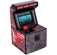 FR-TEC Mini Maquina Arcade Ital - Pantalla 2.5\" TFT - 240 Juegos Retro - Alimentacion con 3 Pilas AA - Volumen Ajustable - Medidas 15X9X8.8cm - Color Varios