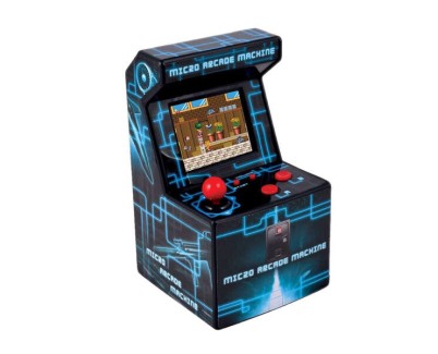 FR-TEC Mini Maquina Arcade Ital - Pantalla 2.5\" TFT - 250 Juegos Retro - Alimentacion con 3 Pilas AA - Volumen Ajustable - Medidas 15X9X8.8cm - Color Varios