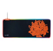 FR-TEC Mousepad Goku XL - Licencia Oficial Dragon Ball Super - Luz RGB en Bordes - Diseño Antideslizante - Tecnologia Plug and Play - Ajuste de Iluminacion - Color Negro