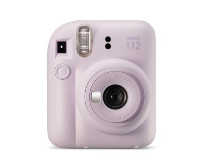 Fujifilm Instax Mini 12 Lilac Purple Camara Instantanea - Tama&ntilde;o de Imagen 62x46mm - Flash Auto - Exposicion Automatica - Mini Espejo para Selfies - Modo Primer Plano