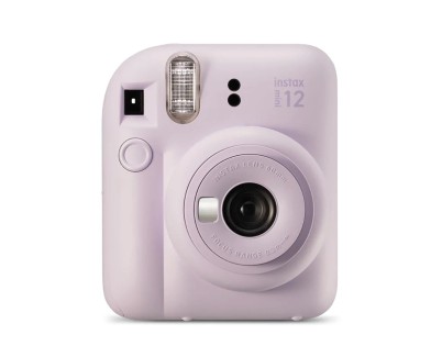 Fujifilm Instax Mini 12 Lilac Purple Camara Instantanea - Tamaño de Imagen 62x46mm - Flash Auto - Exposicion Automatica - Mini Espejo para Selfies - Modo Primer Plano