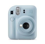 Fujifilm Instax Mini 12 Pastel Blue Camara Instantanea - Tamaño de Imagen 62x46mm - Flash Auto - Exposicion Automatica - Mini Espejo para Selfies - Modo Primer Plano