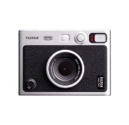 Fujifilm Instax Mini EVO Camara Instantanea Hibrida - Tamaño de Imagen 62x46mm - Exposicion Automatica  - Color Negro