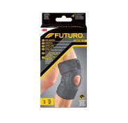 Futuro Comfort Rodillera - Ajustable (27.9 - 55.9cm) - Transpirable - Aisla la Humedad - Elastico - Color Gris Oscuro