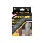 Futuro Comfort Rodillera - Talla XL (49.5 - 55.9cm) - Transpirable - Elastico - Color Gris