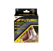 Futuro Comfort Tobillera - Talla M (31.8 - 38.1cm) - Transpirable - Elastico - Color Gris