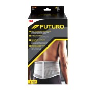 Futuro Faja Lumbar Estabilizadora - Talla S/M (73.6 - 99.1cm) - Transpirable - Color Gris