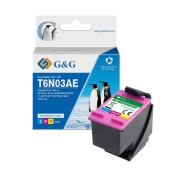 G&G Compatible HP 303XL Color Cartucho de Tinta - Muestra Nivel de Tinta - Reemplaza T6N03AE / T6N01AE