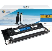 G&G Compatible HP W2070A / 117A - CON CHIP - Negro Cartucho de Toner para HP Color Laser 150a, 150nw - MFP 178nw, 178nwg, 179fng, 179fnw, 179fwg