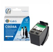 G&G HP 56 Negro Cartucho de Tinta Remanufacturado - Reemplaza C6656GE/C6656AE