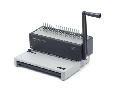GBC Encuadernadora de Canutillo Combbind C150Pro - Perforacion A4 - Encuadernacion Hasta 450 Hojas - Estructura de Aluminio Resistente - Color Blanco
