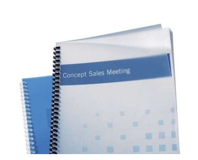 GBC PolyClearView Pack de 100 Tapas de Encuadernar A4 - 500 Micras - Color Transparente