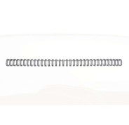 GBC Wirebind Pack de 100 Alambres de Encuadernacion 6mm para Paso 3:1 Redondo o Cuadrado - Formato A4 - Para 34 Orificios - Encuaderna hasta 55 Hojas - Color Negro