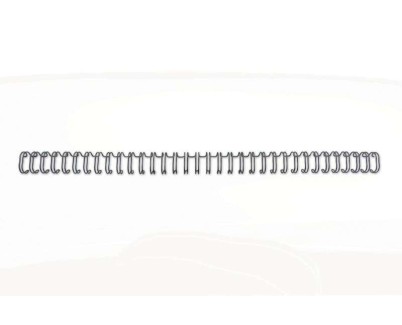 GBC Wirebind Pack de 100 Alambres de Encuadernacion 6mm para Paso 3:1 Redondo o Cuadrado - Formato A4 - Para 34 Orificios - Encuaderna hasta 55 Hojas - Color Negro