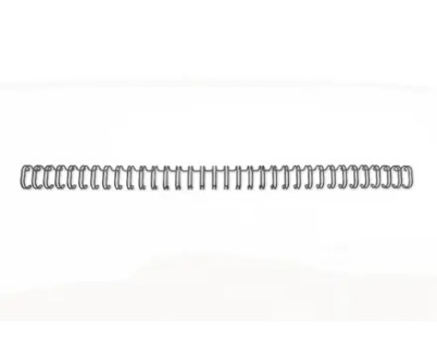GBC Wirebind Pack de 100 Espirales para Encuadernacion de Alambre 11mm A4 - Para 34 Orificios - Hasta 100 hojas - Profesional Duradero Flexible - Color Negro